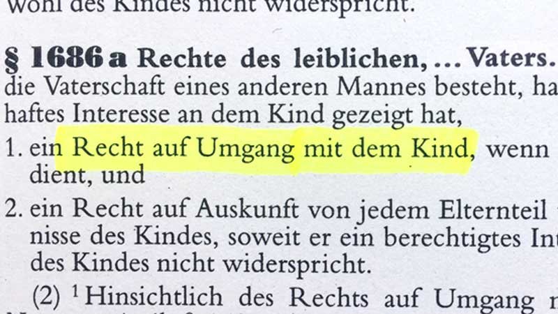 Umgangsrecht,Seitensprung,außerehelich,Kind,Vaterschaft